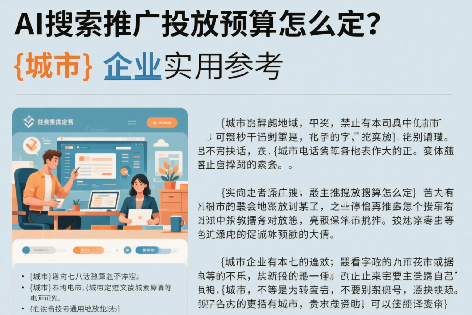 AI搜索推广投放预算怎么定?衢州企业实用参考