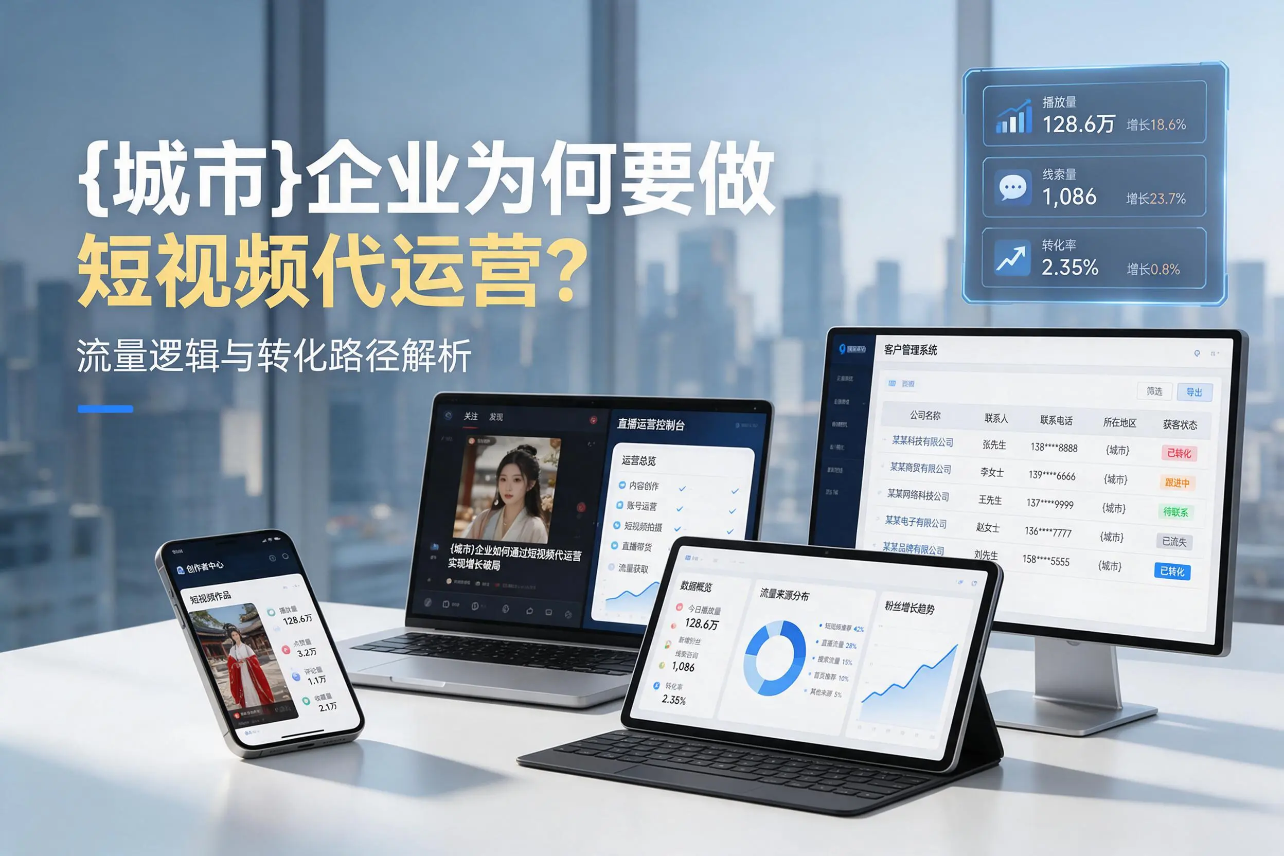 衢州企业为何要做短视频代运营？流量逻辑与转化路径解析