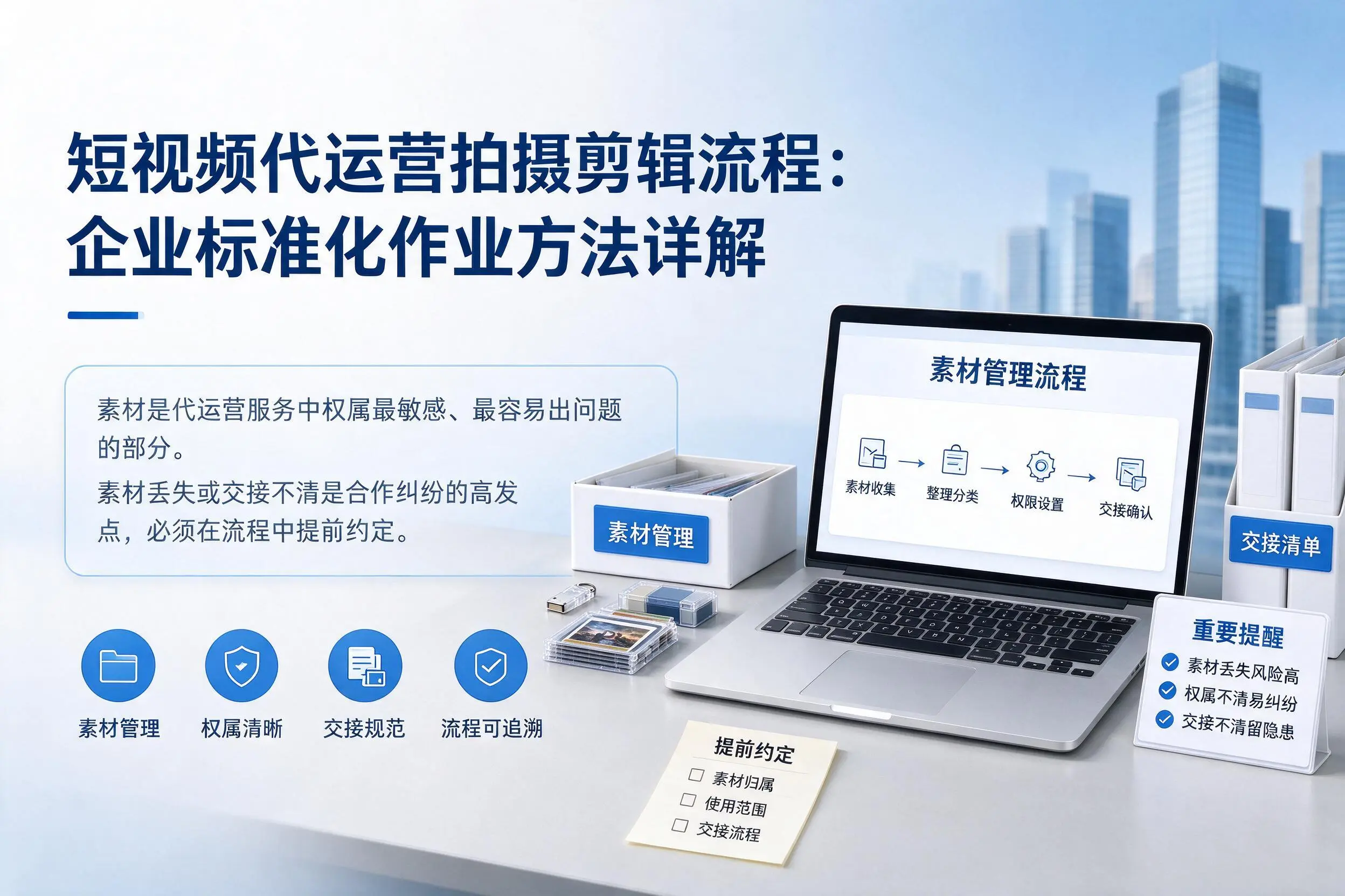 短视频代运营拍摄剪辑流程:衢州企业标准化作业方法详解