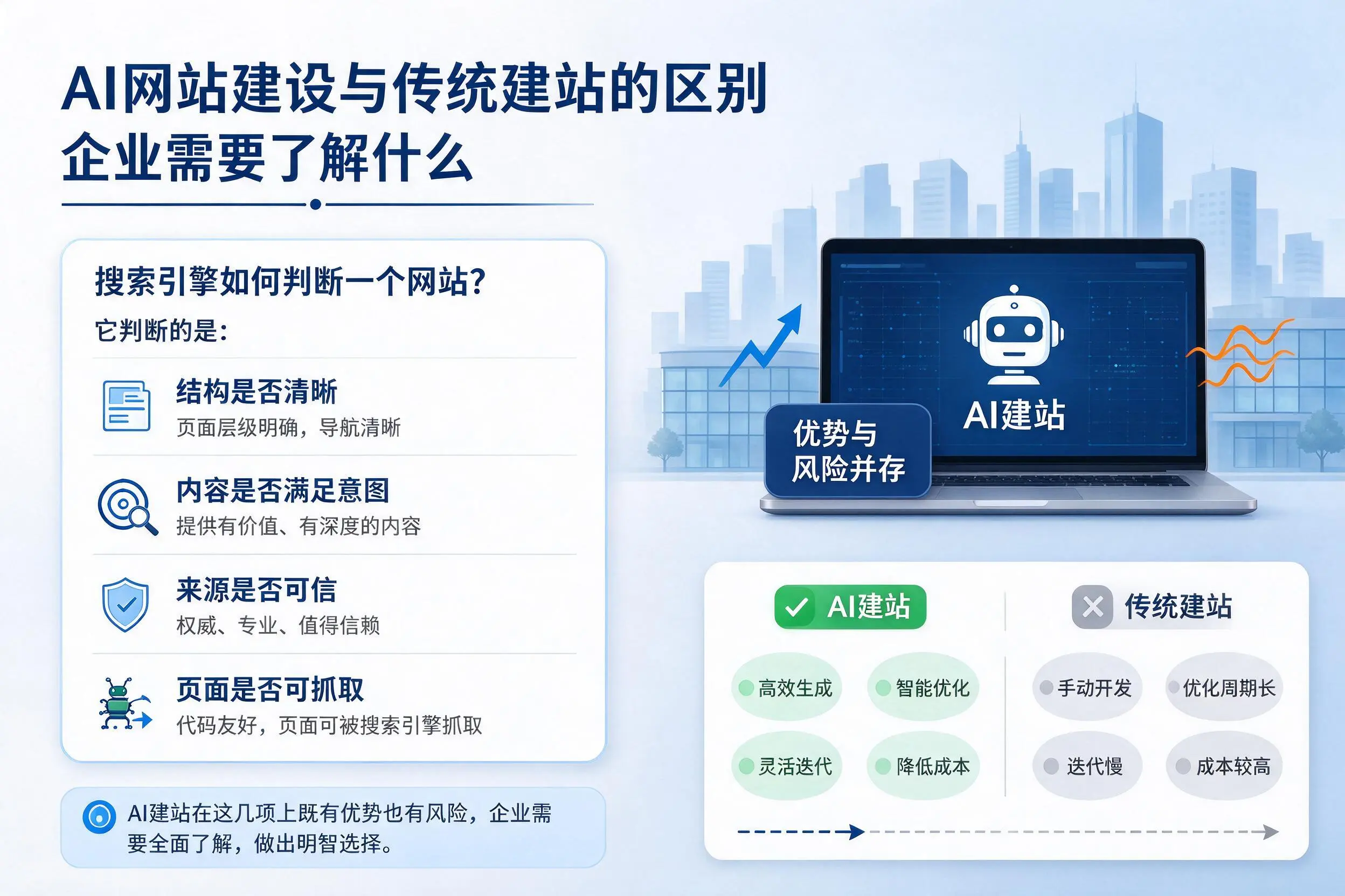 AI网站建设与传统建站的区别,衢州企业需要了解什么