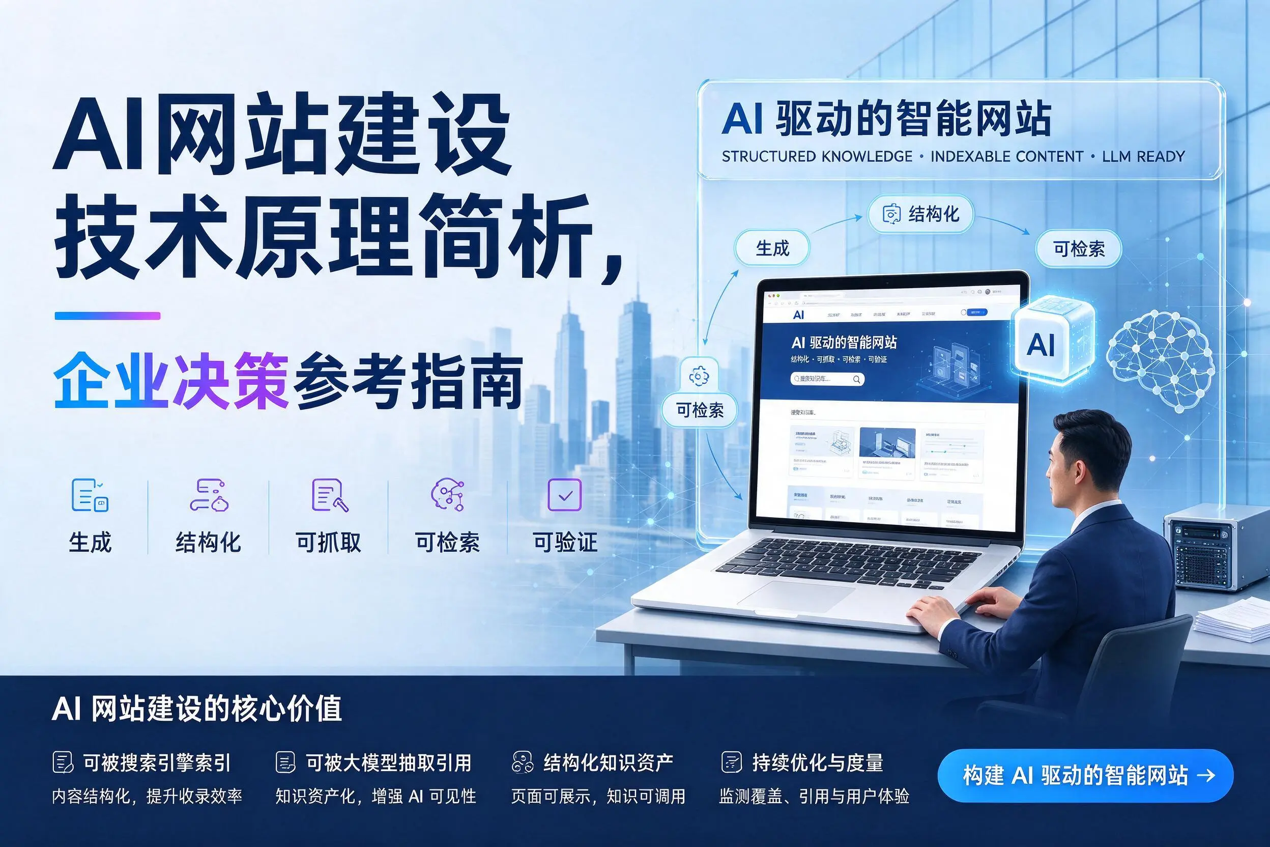AI网站建设技术原理简析,衢州企业决策参考指南