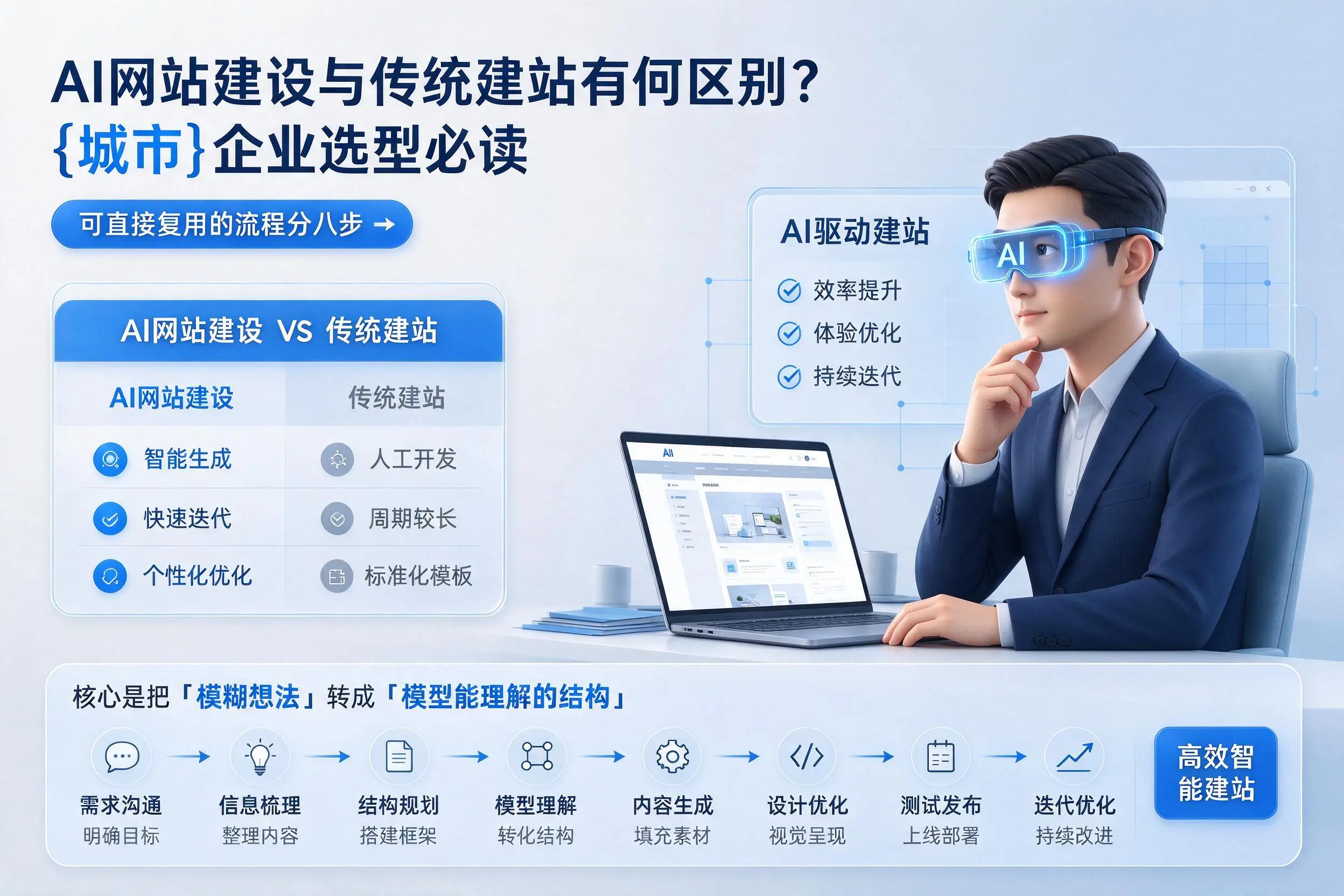 AI网站建设与传统建站有何区别？衢州企业选型必读